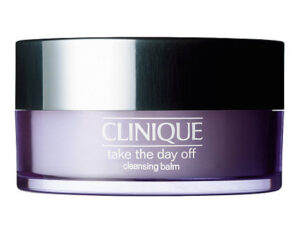 Clinique take the day off cleansing balm is best for anti-aging on sensitive skin.