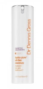 Dr Dennis Gross Hydra-Pure Oil-Free Moisture is a non-comedogenic moisturizer that comes packed with skin-beneficial ingredients like Retinol and Peptides.