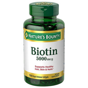 nature's bounty biotin 5000 mcg