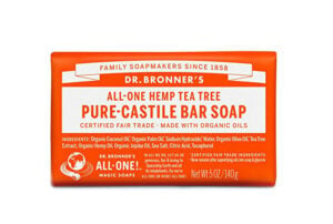 Dr Bronners Organic Pure Castile Tea Tree Soap