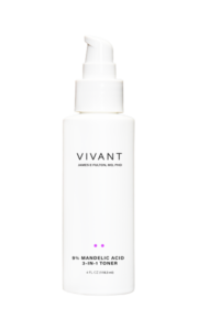 Vivant Skin Care’s 9% Mandelic Acid 3-in-1 Toner